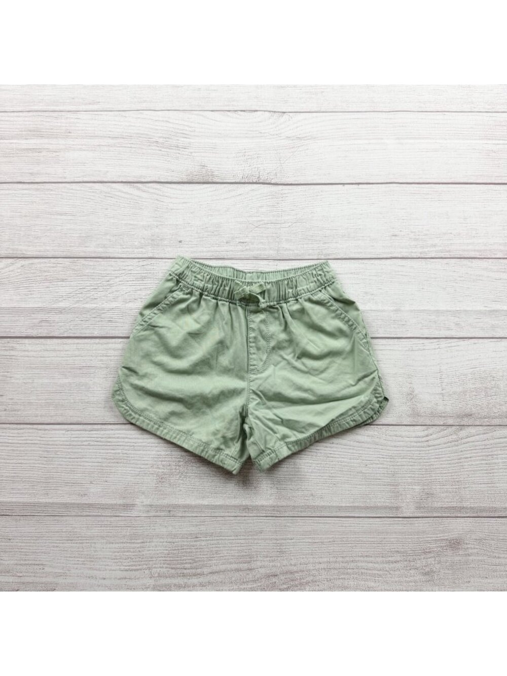 The Children’ Place Girls Green Pull On Casual Shorts 5T